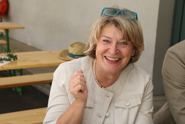 Gut gelaunt: Bezirkshauptfrau Dr. Elfriede Mayrhofer.