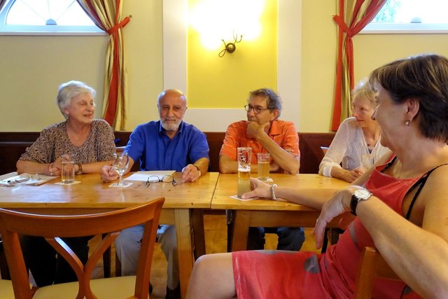 Die Azizis waren mehr als begeistert von EUROPA in SCHWARZENAU und der Möglichkeit, ohne Maulkorb referieren zu können.