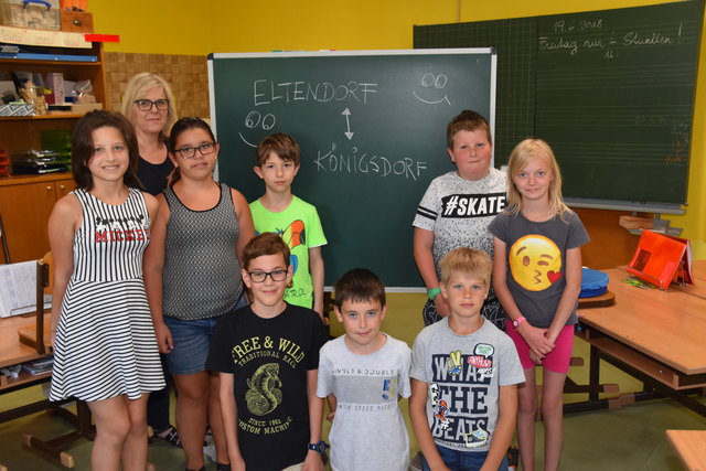 Die Dritt- und Viertklassler (Bild) aus Eltendorf und Königsdorf werden in der einen Schule unterrichtet, die Erst- und Zweitklassler in der anderen.