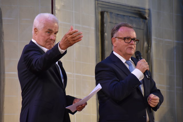 Hans Niessl gratulierte Frank Hoffmann zum bevorstehenden 80. Geburtstag.