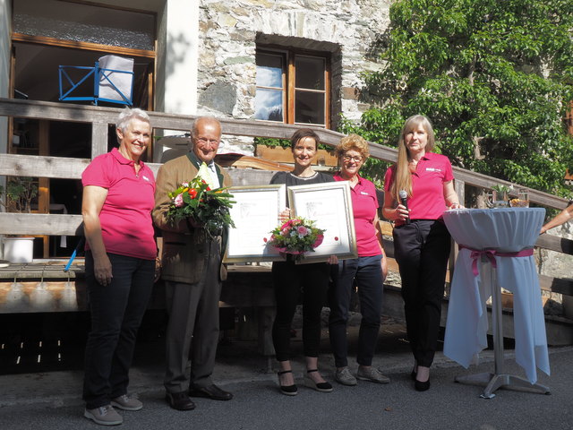 M. Nabernik, R. Wagner, I. Loitfellner-Moser, M. Krackl, A. Kammerer-Schmitt ( Obfrau „BildSprache“) | Foto: Alexander Frandl