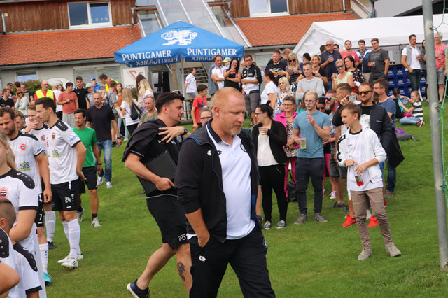 Sturm-Trainer Heiko Vogel war mit dem Auftritt der "Schwarzen" nicht sehr zufrieden. | Foto: Cescutti