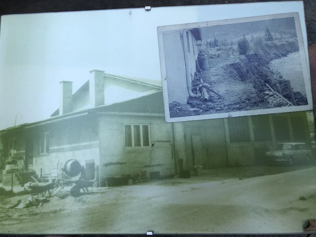 Bilder von der Bastarz-Werkstatt, als die Lieser mit Wassermassen daherkam