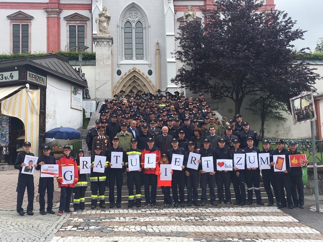 Ein Überraschungsfest für den neuen Landesfeuerwehrkommandanten in Mariazell. | Foto: Otto Gutmann
