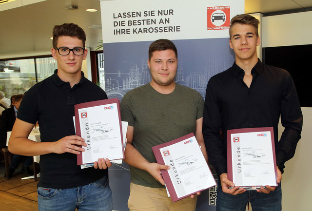 Felix Trinkfaß, Sascha Haring und Fabian Huber. | Foto: cityfoto.at