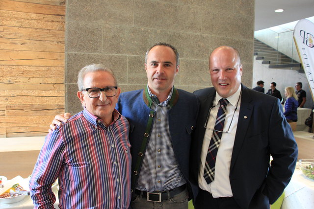 Pietro Pastore( La Pasta) Markus Walser und Harald Seidler (v.l)
