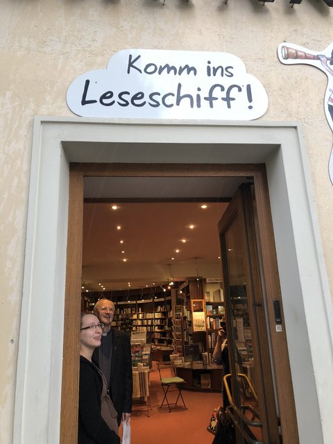 Das Leseschiff der Dombuchhandlung wird leer bleiben.