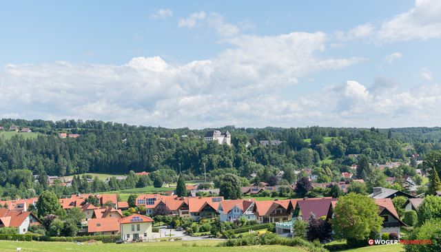 Blick auf das Schloß Burgstall!