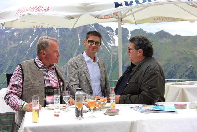 Sebastian und Michael Gitterle und Rupert Weiss (v.l)