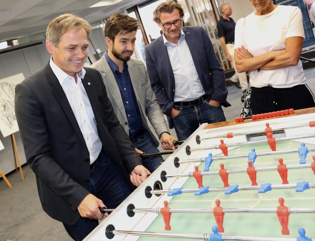 Wuzzler-Duelle beim Sommercocktail 2018. | Foto: Schmidberger