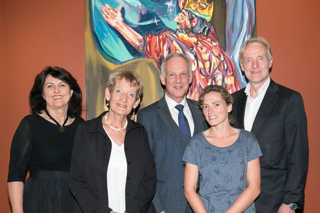 Im Sinne der Kunst: Margret Roth, Edith Temmel, Martin Gölles, Laura Stadtegger und Günter Riegler (v.l.)