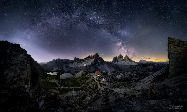 Mit ca. 30 Kilogramm am Rücken ging es von der Auronzo Hütte los zum "Sasso di Sesto", ein Steinmassiv mit vielen Höhlen und Aussichtspunkten auf die 3 Zinnen. Als wir am Nachmittag angekommen sind... [Gesamte Beschreibung in den Kommentaren bei diesem Beitrag]