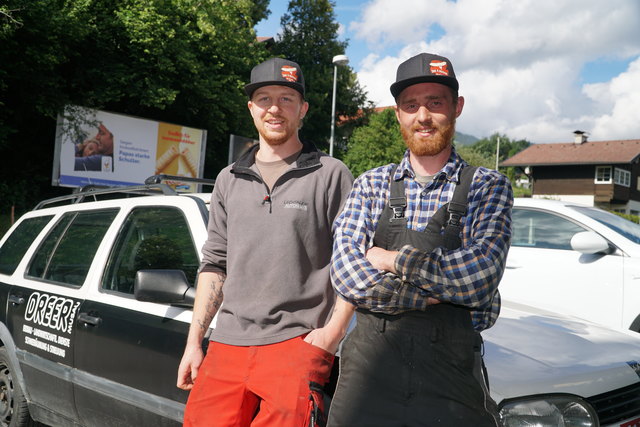 Auf Patrick Bertsch und Dominc Strele (re) wartet ein großes Abenteuer. | Foto: Reichel