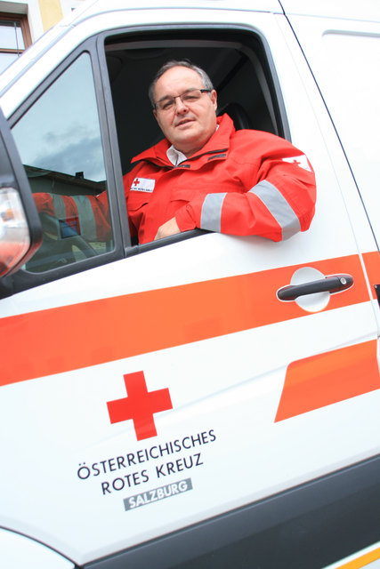 Anton Schilcher ist der Kommandant des Roten Kreuzes im Lungau.