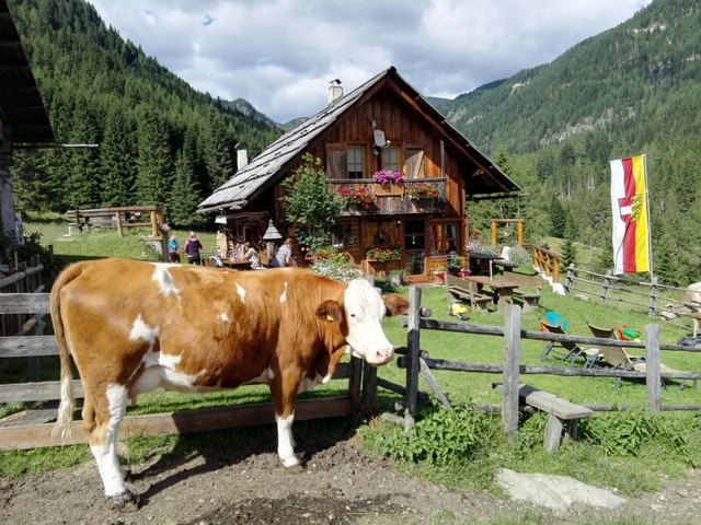 Die Veidlhütte im Langalmtal