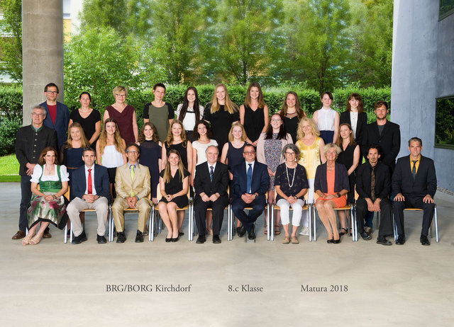 Gymnasium Kirchdorf: Klassenfoto 8C. | Foto: Foto Fritz