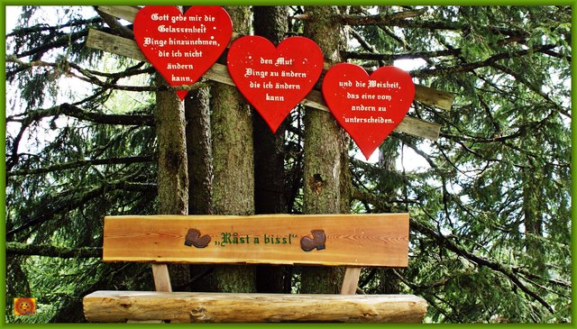 Nimm dir Zeit zum Rasten