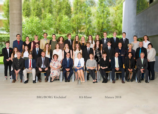 Gymnasium Kirchdorf: Klassenfoto 8B. | Foto: Foto Fritz