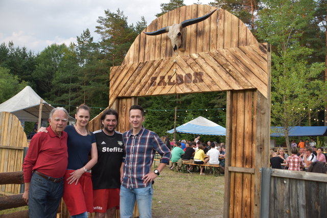 Josef Pfeifer, Katja, Wolfgang Stefitz und Peter Prapotnig