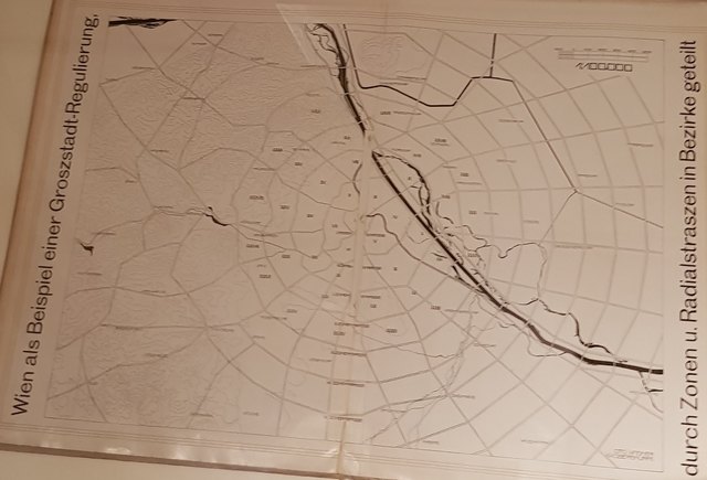 Plan eines vergrößerten und ich denke "zu Tode" regulierten Groß-Wien