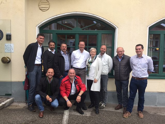 Georg Föttinger, Christian Schirlbauer, Thomas Spitzbart, Josef Nussbaumer, Günter Oberschmid, Andreas Aichinger, Bgm. Nicole Eder, Jürgen Schütz, Alfred Haberl, Stefan Stadler. | Foto: Stefanie Hemetsberger