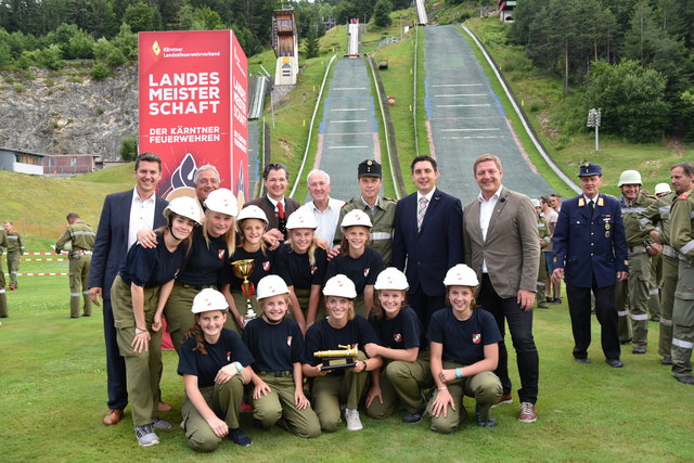 Silber gab es für die Feuerwehrjugend Irschen | Foto: KK/BFKdo Villach