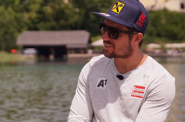 Marcel Hirscher beim Sommergespräch. | Foto: Thomas Fuchs