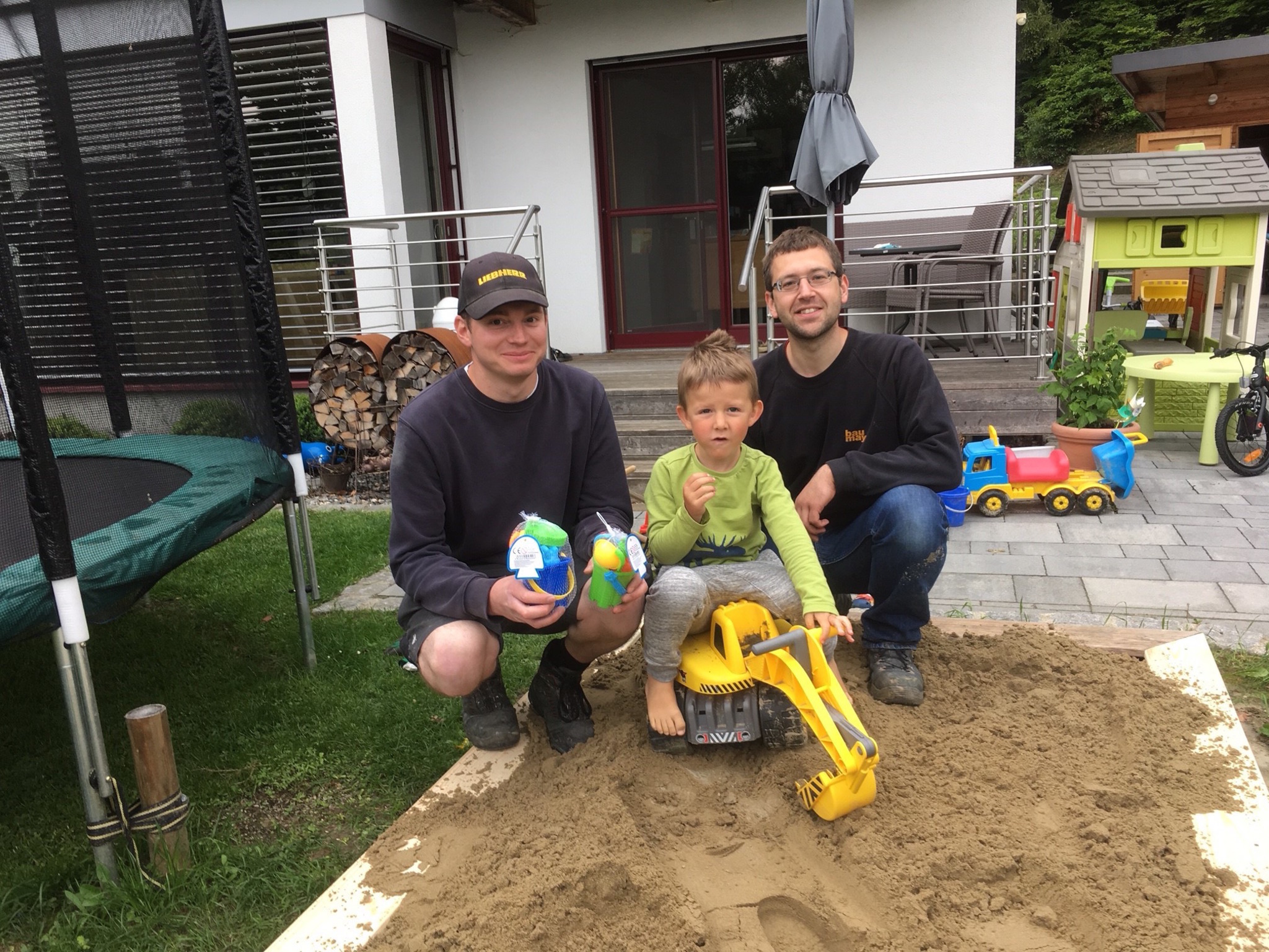 Sandkistenaktion Gemeinde Waldzell war dabei Ried