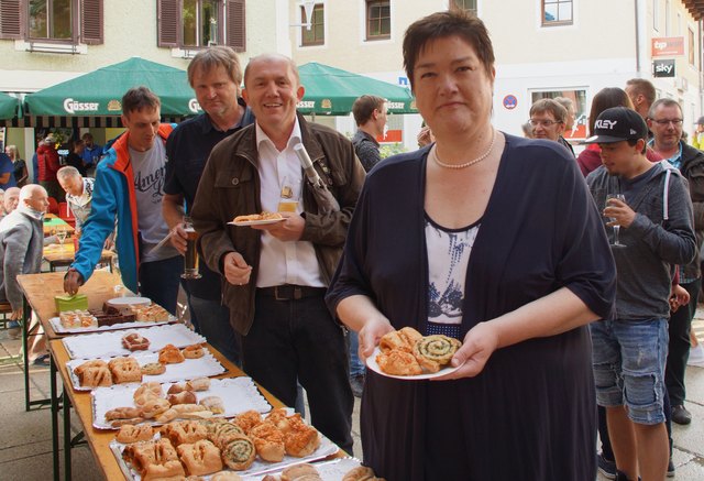 Feinkostfachfrau E. Finstermann: für das Catering zuständig.