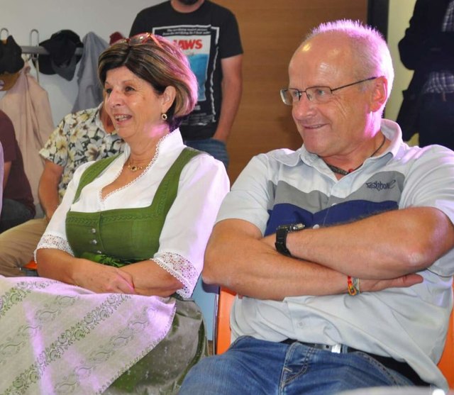 v.l. Christine Kopp und Helmut Knabl