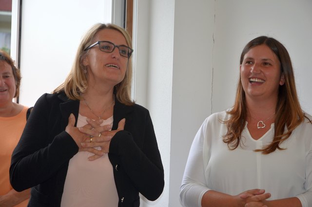 Landesrätin Ulrike Königsberger-Ludwig mit Einrichtungsleiterin Christiane Schachinger. | Foto: Ebner