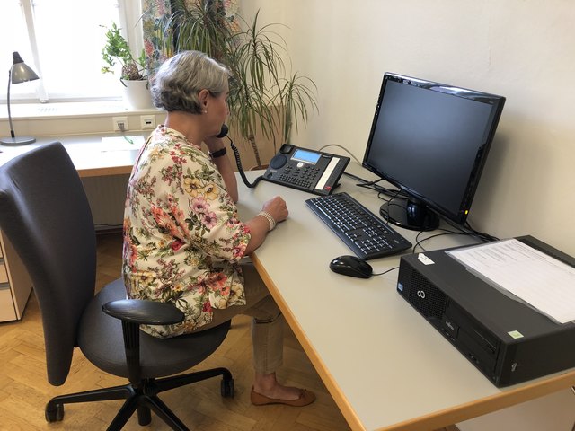 10 bis 15 Stunden sind die ehrenmatlichen Berater pro Monat im Einsatz.