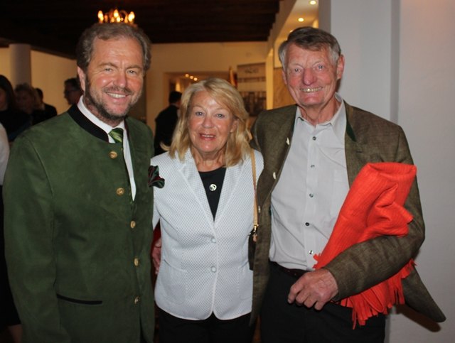 Johannes Miterer, Eva und  Skilegende Hias Leitner.
