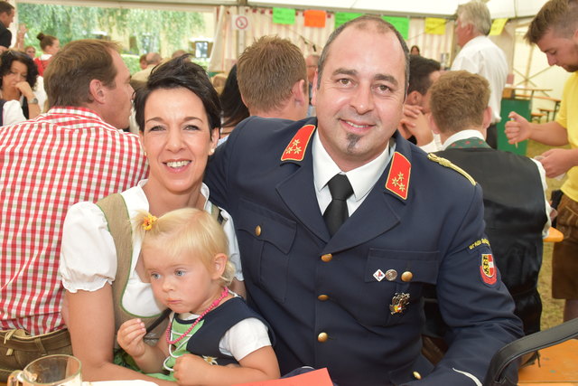 Heidi und Hans Unterlerchner im Festzelt