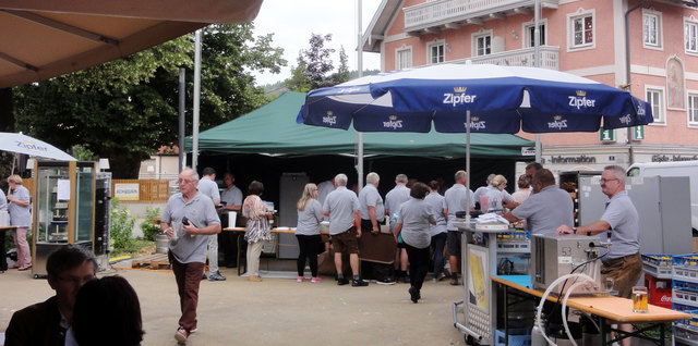 ein starkes Versorgungsteam stand bereit