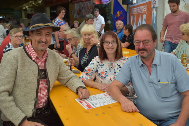 Theo, Roswitha und Franz (v. li)