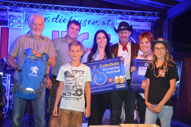 Bei der Puntigamer-Verlosung gab es drei glückliche Gewinner.