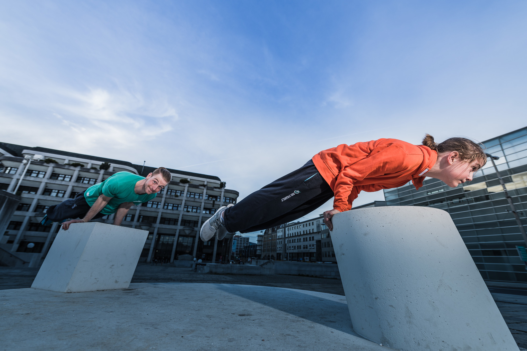 Team Obsession macht die Stadt zum Spielplatz - Linz