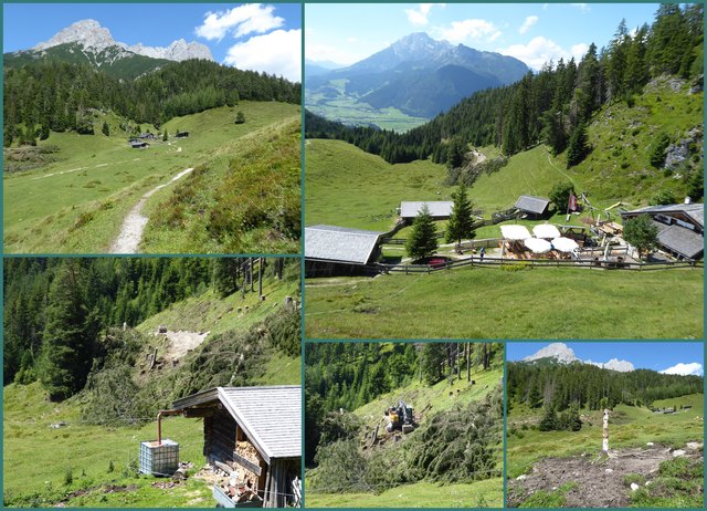 "Endich" eine Straße in´s Paradies Steinalm/Saalfelden :-(