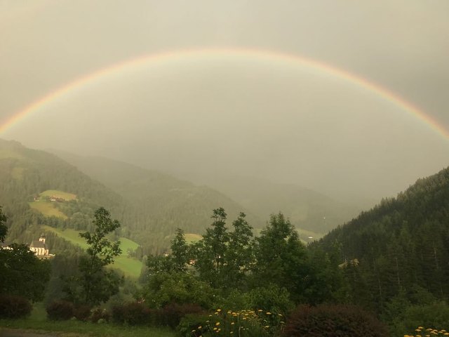 Aufgenommen 14.7.2018 um 20:00 Uhr 
Blick Richtung Innernöring (Eisentratten, Krems in Kärnten).