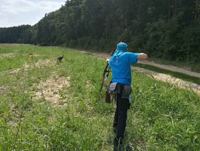 Michael Sonnleitner erlegt die Truthenne