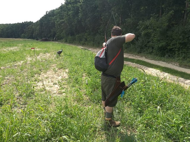 Philip Haiden in Schußposition