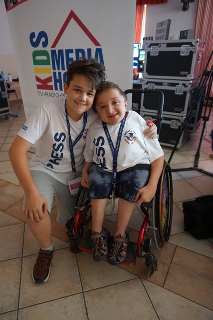 Nico mit Bruder Luca Kielhauser