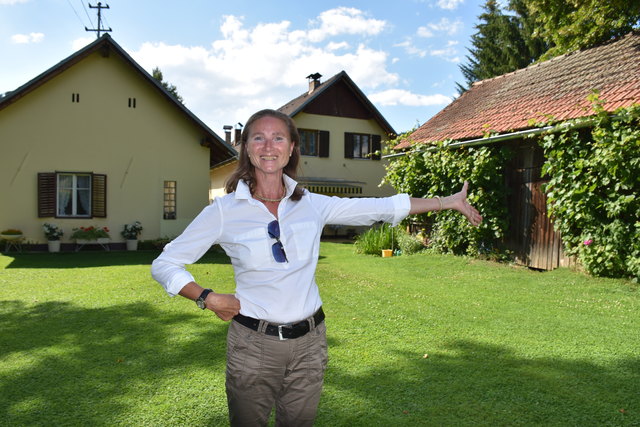 Wer kann das schon von sich behaupten? Lehrerin Elisabeth Bauer gehört ein ganzer Ortsteil: Eibelhofmühle in Poggersdorf | Foto: Polzer