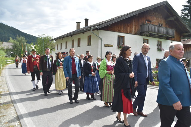 Ehrengäste des Bataillonsfestes