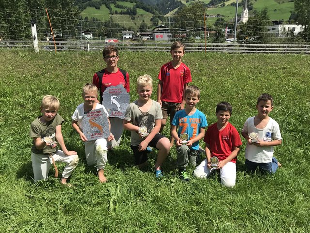 Pongauer Jungranggler zeigten wieder gute Leistungen in Rauris beim internationalen Alpen Cup-Ranggeln. | Foto: Ernst Höllwart