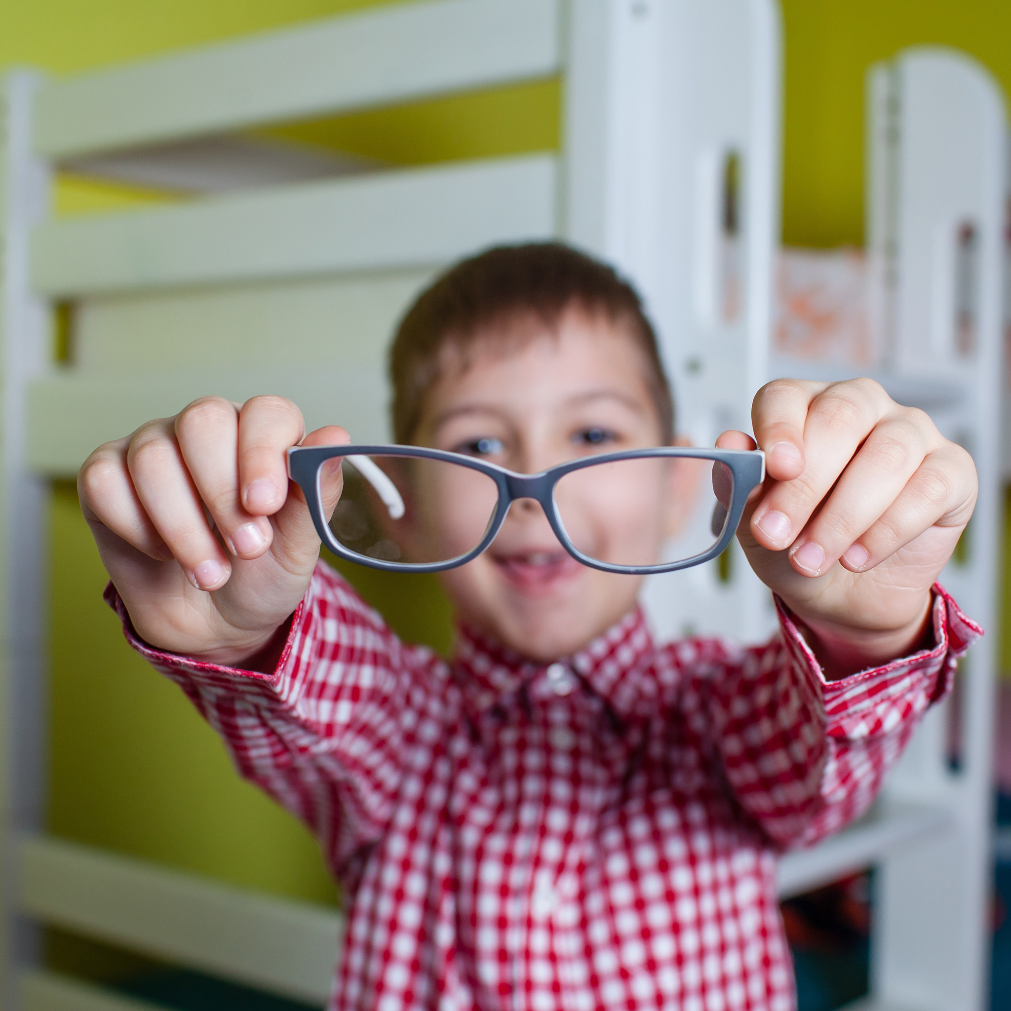 Regelmäßig einen Blick auf Kinderaugen werfen