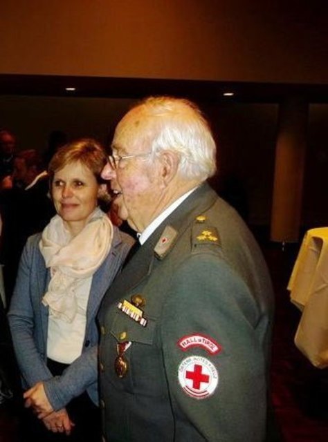 Hermann Lechner immer gern in Gesellschaft-wie hier bei einem Neujahrsempfang der Stadt Hall