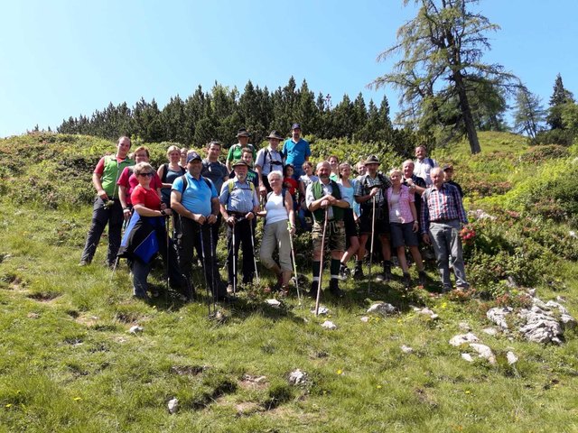 Gelungene Wanderung des Bauernbundes auf den Kampl. | Foto: Bauernbund Bezirk Lieben