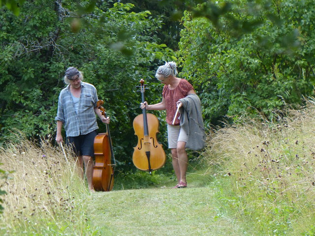 Die Kursteilnehmer erhielten interessante Einblicke: Klaus Joachim Keller und Lucia Moli y Rosich (v.l.). | Foto: Cornelia Moschen